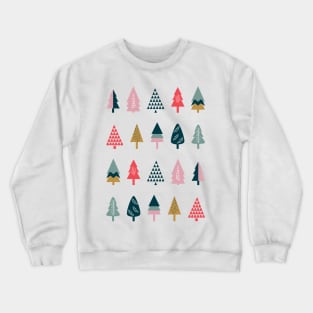 Christmas Trees (Arctic) Crewneck Sweatshirt